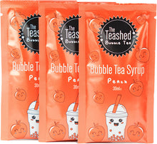 Load image into Gallery viewer, peach bubble tea syrup