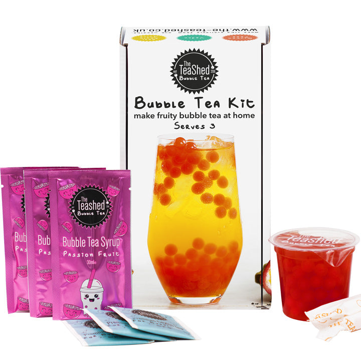 Bubble Tea Kit Gift Set with Syrup – 6 Servings – THE TEASHED