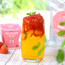 Load image into Gallery viewer, peach bubble tea syrup
