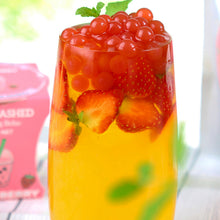 Load image into Gallery viewer, peach bubble tea fruit syrup