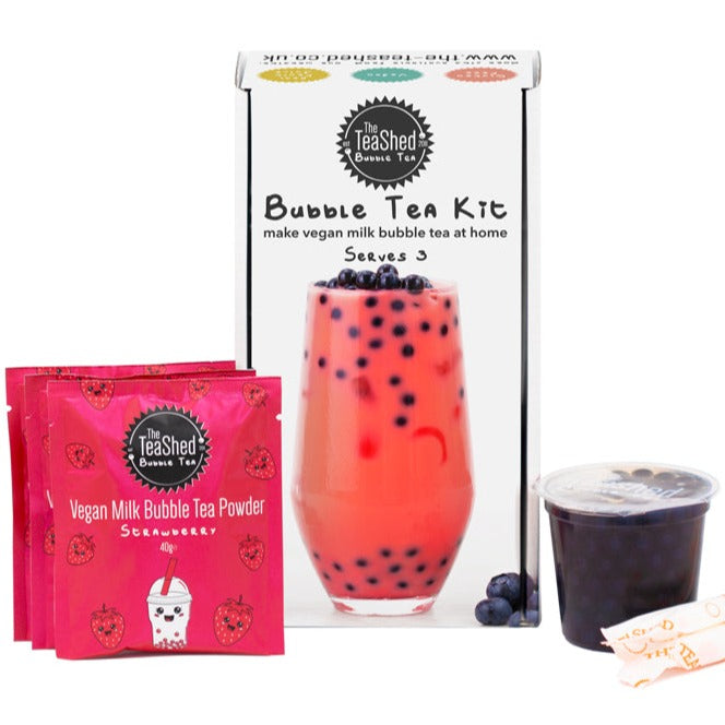 vegan bubble tea powder kit gift set