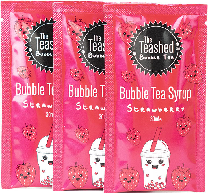 strawberry bubble tea syrup