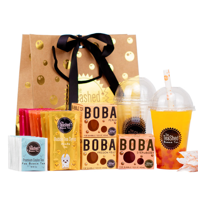 bubble tea syrup gift set kit