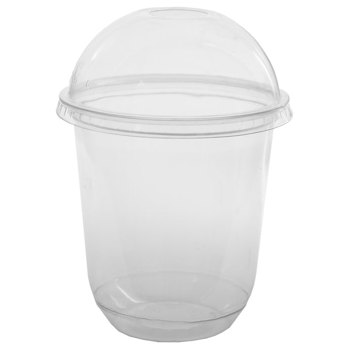 u shape bubble tea cups with dome lid disposable 