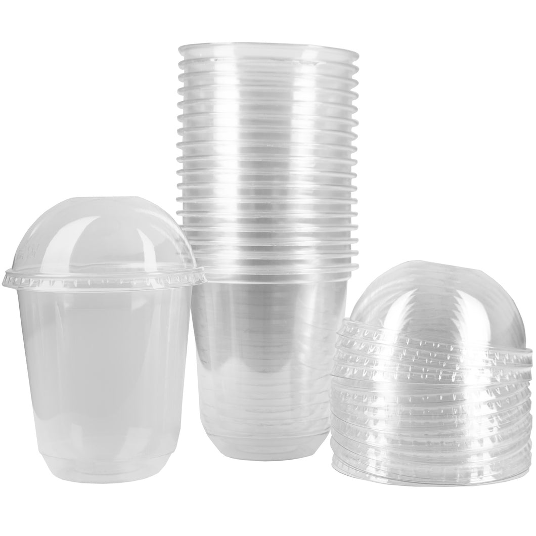 u shape cups with dome lid disposable 