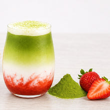 Load image into Gallery viewer, strawberry matcha latte

