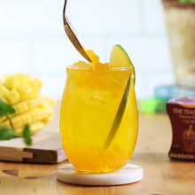 Load image into Gallery viewer, passion fruit popping boba pearls for bubble tea at home
