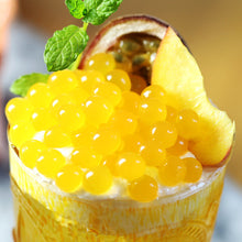 Load image into Gallery viewer, peach boba pearls for bubble tea
