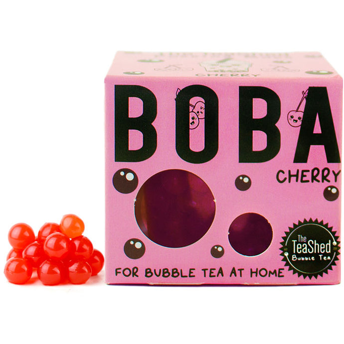 cherry popping boba for bubble tea