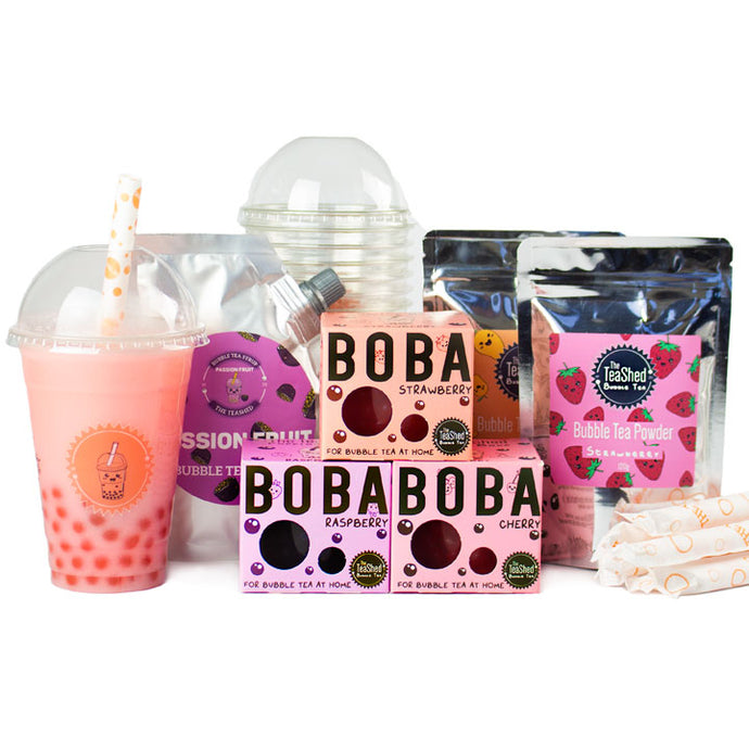 small bubble tea party kit for birthdays and christmas