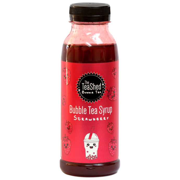 strawberry bubble tea fruit syrup